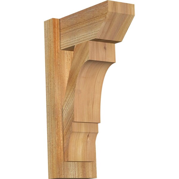 Ekena Millwork Balboa Slat Rough Sawn Outlooker, Western Red Cedar, 6"W x 12"D x 20"H OUT06X12X20BOA06RWR - main